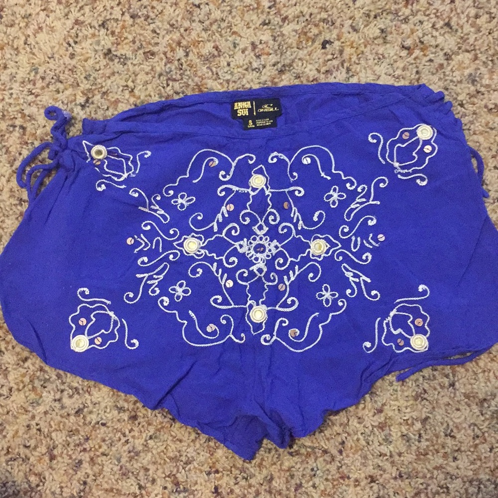 O’Neil Anna sui collection fabric shorts